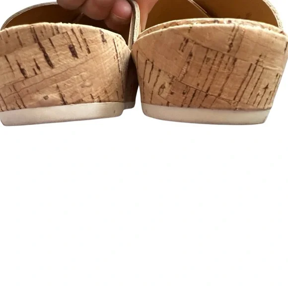 Kork Ease Joly Sandals Beige Bone Cross Strap Comfort Slide Size 6 - Picture 8 of 13